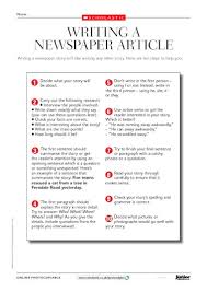 A news report should have the following parts: Writing A Newspaper Article Tips Primary Ks2 Teaching Resource Scholastic