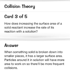 Collision Theory Teaching Chemistry Science Chemistry Aqa Chemistry