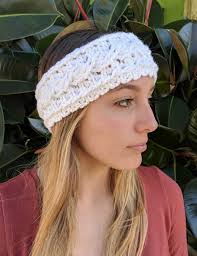 4 sts = 1 inch in stockinette stitch. One Skein Crochet Cable Ear Warmer Headband Pattern Stitch In Progress