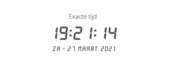Zomertijd 2021, zondag 28 maart 2021. Orizt Oz4swbmm