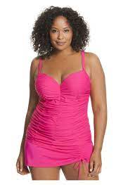 100 Plussize Womens Swimsuit Deals Swim Tank Ruched Tankini Tankini