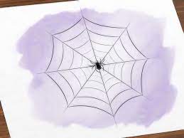 How To Draw A Spider Web Spider Web Spider Drawings