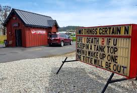 Neighbors decry vulgar signs at bikini barista stand in Spokanes  Hillyard neighborhood