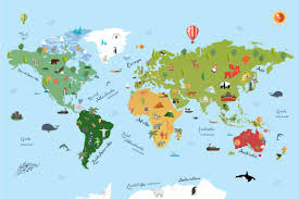 Het belangrijkste doel van een politieke. Kids World Map