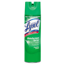 Professional Lysol Brand Disinfectant Spray Country Scent 19 Ounce Aerosol Includes One Aerosol Can Of Disinfectant Si Disinfectant Spray Lysol Spray Can