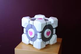 Absolutely Over The Moon With How This Came Out Companion Cube Trinket Box Inspired By Portal 3d Printed In 3 Companion Cube Trinket Boxes 3d Printed Objects