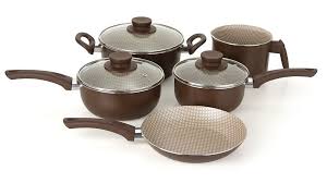 Panelas e jogos de panelas. Conjunto De Panelas Chocolat 5 Pecas Multiflon