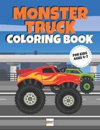 A free printable coloring page 2020 (2) august 15, 2020. Monster Truck Coloring Book Giant Cars With Big Wheels To Color For Kids Ages 4 7 25 Unique Coloring Pages For Preschoolers Toddlers Paperback Bookhampton