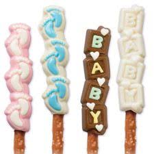 Baby Pretzel Mold Wilton Baby Shower Chocolate Baby Shower Candy Baby Shower Treats