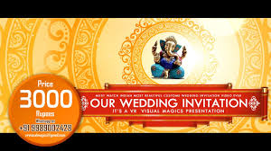 South indian wedding card design. Best Musical Indian Traditional Classy Elegant Wedding Invitation Video Projetc 28 Youtube