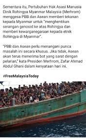 Antara hujah yang digunakan oleh mereka adalah kerana malaysia tidak menandatangani konvensyen pelarian 1951(refugees convention secara umumnya, malaysia boleh dikatakan aktif dalam menjaga hak asasi pelarian walaupun tidak termasuk dalam senarai negara yang. Pati Rohingya Kenapa Terpaksa Tidak Diterima Suatu Pandangan Politik Untuk Makluman Sahabat Semua Negara Kita Tidak Meretifikasikan Konvensyen Pelarian 1951 Atau Protokol 1967 Sekali Gus Malaysia Tidak Mempunyai Rangka