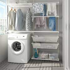 Boaxel Laundry Combination White Ikea In 2021 Ikea Laundry Room Ikea Laundry Laundry Room Design