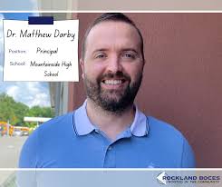 We welcome a new face here at #RocklandBOCES as we introduce Dr. Matthew  Darby as Principal of Mountainside High School! Prior to joining our  dynamic team of school professionals, Matthew served as