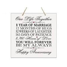 Each plaque is made to your requirements so please choose the colour and any extras from the options before adding this. Lifesong Milestones 1st Anniversary Plaque 1 Year Of Marriage One Year Wedding Keepsake Gift For Parents Husband Wife Him