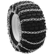 Snowblower And Lawn Tractor Tire Chains 20x8 00x8 2 Link Spacing Walmart Com