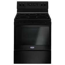 I checked the service manual for my samsung range and found it has a range/stove/oven high limit thermostat that can trip if it gets too hot. Maytag 5 3 Cu Ft Electric Range With Self Cleaning Oven In Black The Home Depot Canada