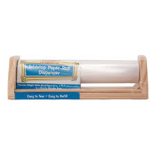 Melissa Doug Tabletop Paper Roll Dispenser Table Top Paper Dispenser Wooden