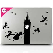 Peter Pan Macbook Decal Por Stikrz En Etsy Pegatina Macbook Calcomania Macbook Pegatinas Para Mac