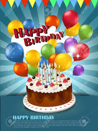 Birthday Cake With Balloons 30 Elegant Photo Of Birthday Cake And Balloons Birijus Com Happy Birthday Posters Happy Birthday Celebration Birthday Cake With Candles