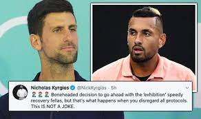 It was met with enthusiastic cheers followed by a. Nick Kyrgios Blasts Boneheaded Novak Djokovic And Adria Tour Aces Amid Coronavirus Chaos Tennis Sport Express Co Uk