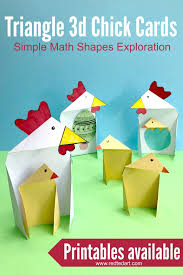 Embossed cards candyland card craft decorated gift bags paper crafts happy birthday cards paper crafts cards card making cards handmade. Triangle Paper Craft Chicken Chick Red Ted Art Make Crafting With Kids Easy Fun