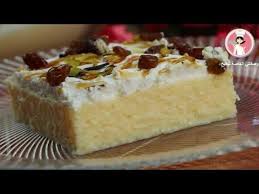 كيكة جوز الهند اللذيذ بطريقتين حلويات سهلة وسريعة بدون فرن حلى الجوز الهند مع رباح محمد Youtube Food Desserts Recipes