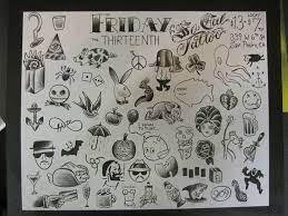 Friday 13th Flash Socal Tattoo San Pedro Ca Friday The 13th Tattoo 13 Tattoos Cute Friday The 13th Tattoo Ideas
