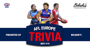 Otherwise, they discuss then verbally say their answer. Afl Europe Trivia With Belushi S 16 Afl Europe