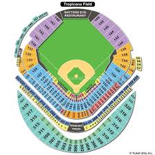 Tropicana Field St Petersburg Fl Seating Chart View