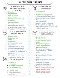 Weekly Vegetarian Meal Plan Week Of 7 30 16 Hummusapien Healthy Vegetarian Meal Plan Vegetarian Meal Plan Vegetarian Recipes Healthy