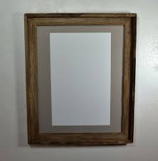 11x17 Gray Solid Core Mat In Reclaimed Wood Frame 16x20 Without Mat Reclaimed Wood Frames Wood Frame Reclaimed Wood
