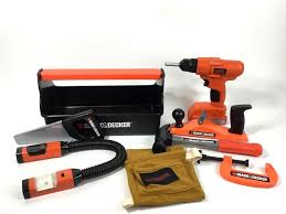 Black And Decker Tool Boxes Black Decker Toy Lot W Tool Box Power Drill Tools Light And More Blackdecker Drill Power Drill Cordless Drill Reviews