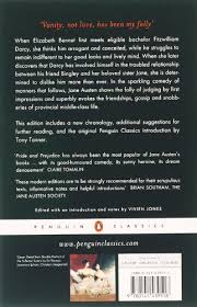 Jane austen's pride and prejudice penguin illustrated classics edition 1938. Pride And Prejudice Jane Austen Penguin Classics Jones Vivien Austen Jane Tanner Tony Amazon De Bucher