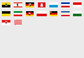 Deutschland adler und 16 bundesländer wappen fahne flagge grösse 1,50x0,90m: Deutschland Flaggen Der Bundeslander Erdkunde Quiz