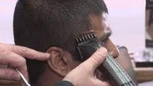 Before you even turn the clipper on, take whatever guard you want to use and slide it through your hair, against your scalp. any hair that pokes out of the guard is what you'll be cutting. How To Use Clippers On Men S Hair Youtube