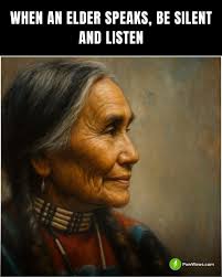 The elder carries not only memory—but the silence between the words.