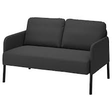 Are you looking for a big sofa or a small one? Glostad 2 Seat Sofa Knisa Dark Grey Ikea