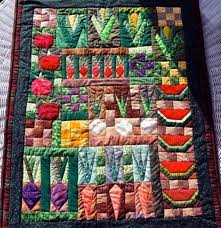 Vegetable Garden Quilt 24 Blocks Quilts Garden Quilt Quilt Patterns
