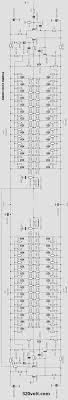 This power amplifier circuit using a transistor amplifier from the front, signal splitter, driver and power amplifier. High Power 2200w Amplifier Circuit Electronics Projects Circuits