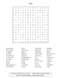 John S Word Search Puzzles Food Kids Word Search Word Find Word Search Puzzles