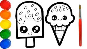 Los 19 recursos educativos mas artisticos el blog de educacion y tic. Aprende Dibujar Y Colorear Helados De Paleta Y Cono Kawaii Dibujos Faciles Para Ninos Funkeep Art Youtube
