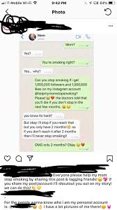 Maybe (some of these apps could be blocked by instagram). So Someone Made A Fake Text Into A Real Instagram Page To Make There Mum Stop Smoking This Is No Joke Badfaketexts