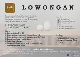 Check spelling or type a new query. Lowongan Kerja Pt Plank Living Indonesia Januari 2021