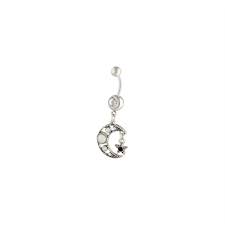 Surgical Steel Moon Star Belly Bar Lovisa Jewellery Australia Belly Piercings Belly Button Piercing Bell Belly Bars Lovisa Jewellery Belly Button Rings
