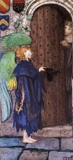 Eleanor Fortescue Brickdale Angel At The Door Pre Raphaelite Art Art Impressionist Art