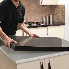 how the countertop overlay installation