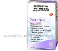 Seretide 50/250 accuhaler is a combination medicine used to relieve symptoms such as shortness of breath, chest tightness, wheezing, coughing, etc.caused by asthma and chronic obstructive pulmonary disease composition : Seretide 50 25 Inhaler Inhousepharmacy Vu