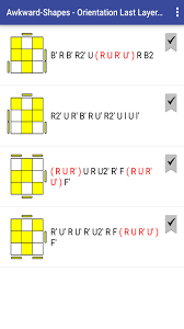 Penyelesaian rumus rubik 3x3 oll 57 bentuk. Rubik S Cube Oll Pll Trainer For Android Apk Download