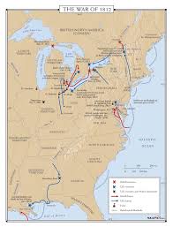 War Of 1812 Battle Map American History History Geography Canadian History