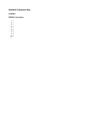 La profesión profession el trabajo job, work trabajar to work trabajar para. Np3ac01aa Unidad 3 Answer Key Leccin 1 Prueba 1 Vocabulario 1 2 3 4 5 6 7 8 9 10 E C J B I H A D G F Course Hero